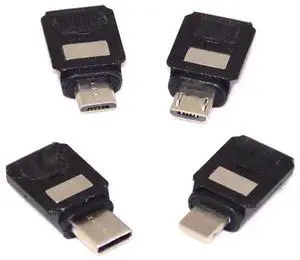 4 Pack USB C & Micro USB to OSMO Pocket1/2 Connector Adapter Handheld Gimbal Camera Accessories