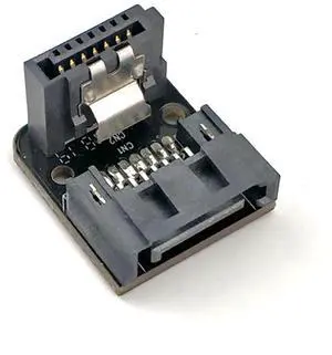 PH18 SATA III 7-Pin Connector 6Gb/s 90-Degree Reverse Angle Adapter for Motherboard (Reverse 1piece) PH18 SATA III 7-Pin Connector 6Gb/s 90-Degree Reverse Angle Adapter for Motherboard (Reverse 1piece)