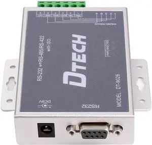 Active Isolated RS232 to RS485 RS422 Converter with RJ45 Serial Port Terminal Board Power Adapter DB9 Cable Optical Isolation Protection 2.5kV