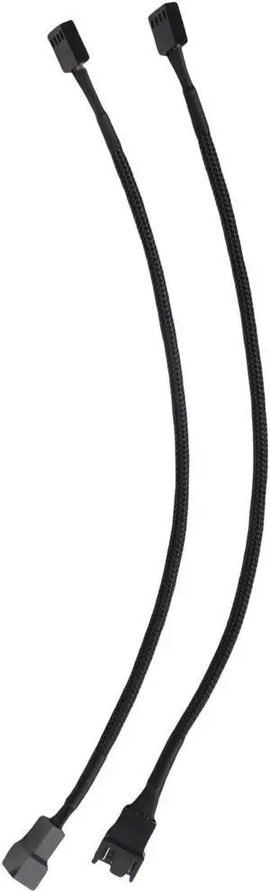 10PCS 4 Pin PWM Fan Extension Power Cable Connector Case Male to Female Extending Cables Compatible with 4 Pin/3 Pin Fan