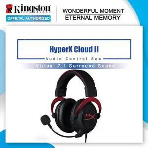 HyperX Cloud II Gaming Headset Hi-Fi 7.1 Surround Sound Gaming Headphone with Microphone for PC & PS4