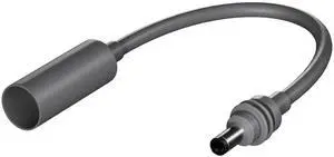 Mini DC Male to DC Female Extension Cable, Waterproof Power Adapter Cord, Pure Copper 18AWG,Compatible with Starlink Mini, DC5521 Connector (393.7, Inches)