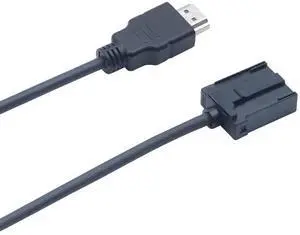 EM Rear Plug to AM 1.4 Cable Male to Male Automotive HD Connection Compatible with HDMI 2.0 \u2013 4K Ultra HD High-Speed Car Display Cable, Shockproof Copper Wire (5m) EM Rear Plug to AM 1.4 Cable Male to Male Automotive HD Connection Compatible with HDMI 2.0 \u2013 4K Ultra HD High-Speed Car Display Cable, Shockproof Copper Wire (5m)