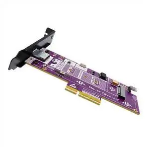 P560RPO PCIe 5.0 X16 to M.2 NVMe SSD Adapter Card 128GBps Full-Speed Expansion Board with Aluminum Alloy Heatsink, 10000MB/s Transfer, Stable Signal, Wide Compatibility