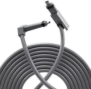 Cable for Star Gen2 V2 Satellite System, Compatible with Starlink Rectangular Dishy, CAT5E Type-D Mini Connector, Outdoor Durable Weatherproof Cable (393.7, Inches)