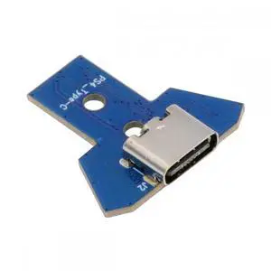 DIY Solder Type-C Female Socket Replace Micro-USB 5Pin for PS4 DualShock JDS-040 JDS-055 Repair Part Board Connector Module