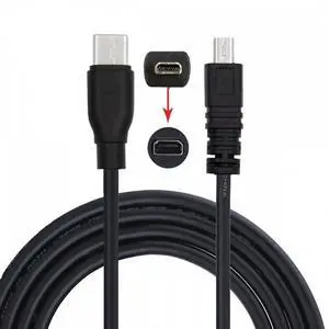 USB-C Type-C Host to Camera Mini 8P Data Power Cable for Coolpix UC-E6 UC-E16 UC-E17 DSC-W DMC-S EX-Z