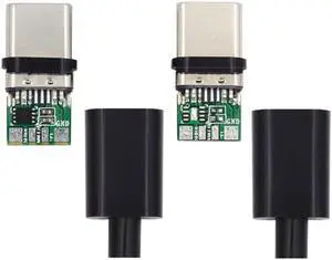 2sets/lot DIY OEM 24pin Connector Plug USB Type C USB-C Male to USB-C Male 100W PD USB2.0 Data with Housing Cover 2sets/lot DIY OEM 24pin Connector Plug USB Type C USB-C Male to USB-C Male 100W PD USB2.0 Data with Housing Cover