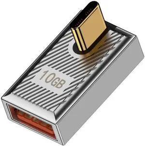 USB-C USB 3.1 Type C Male to USB 3.0 A Female 10Gbps OTG Data 120W Power Low Profile Angled Adapter Alloy Shell Mecha Cyberpunk Style USB-C USB 3.1 Type C Male to USB 3.0 A Female 10Gbps OTG Data 120W Power Low Profile Angled Adapter Alloy Shell Mecha Cyberpunk Style