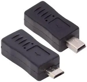 2pcs/lot Mini USB2.0 Male to Micro Female and Micro USB Male to Mini-USB Female Extension Connector Adapter