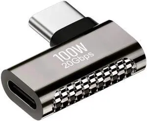 20Gbps USB4 Type C Male to Female 90 Degree Left Right Angled 100W Power Data 8K Video Adapter for Laptop Phone 20Gbps USB4 Type C Male to Female 90 Degree Left Right Angled 100W Power Data 8K Video Adapter for Laptop Phone