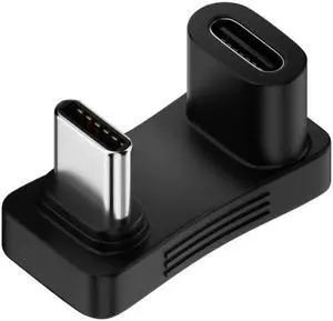 10Gbps USB3.1 Type C Male to Female Power Data Video Adapter Opposite U Shape Back Angled Compatible with Steam Deck Phone Laptop 10Gbps USB3.1 Type C Male to Female Power Data Video Adapter Opposite U Shape Back Angled Compatible with Steam Deck Phone Laptop