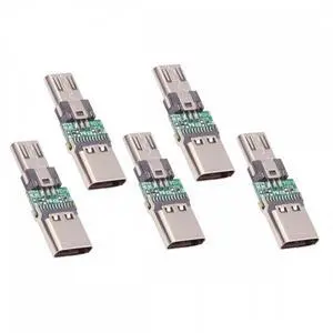 5pcs/lot Micro USB 2.0 5Pin Male Connector to USB Type-C Female Power Data PCBA Adapter for Tablet Phone Laptop 5pcs/lot Micro USB 2.0 5Pin Male Connector to USB Type-C Female Power Data PCBA Adapter for Tablet Phone Laptop