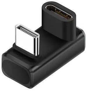 Cable USB5.0 80Gbps Male to Female Extension Adapter Opposite U Shape Back Angled with 240W 16K 8K 5K Compatible with USB4.0 Thunderbolt3/4/5