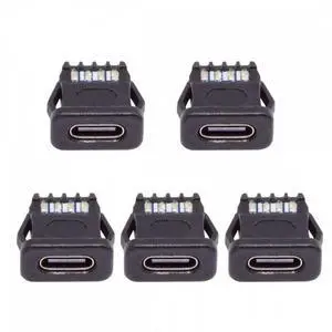5pcs/set DIY OEM Type C Female Socket Connector to 6Pin PCBA Pinout Rectangle Latch Mount Type DC 5V/20V PD Power IP67 5pcs/set DIY OEM Type C Female Socket Connector to 6Pin PCBA Pinout Rectangle Latch Mount Type DC 5V/20V PD Power IP67