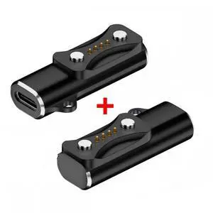 2pcs/lot Magnetic Smart Watch Charging Adapter USB Type-C to 2-Pin Compatible with Polar Vantage V3 M3 Pacer Pro IGNITE3 Grit X2