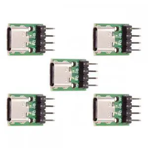 5pcs/set DIY OEM Type C Female Socket Connector to 4Pin Pitch=2.54mm Contact Header Vertical USB2.0 Pinout DC 5V Power 5pcs/set DIY OEM Type C Female Socket Connector to 4Pin Pitch=2.54mm Contact Header Vertical USB2.0 Pinout DC 5V Power