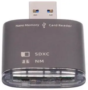 USB 3.0 to NM Nano Memory Card & SD Card Reader Writerfor Mate Seial Phone & Camera & Laptop