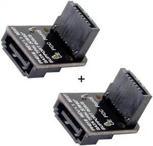 SA-017-UP SATA 7Pin Female to 7pin Male Up 90 Degree Angled Adapter Mainboard Motherboard for Desktops SSD HDD SA-017-UP SATA 7Pin Female to 7pin Male Up 90 Degree Angled Adapter Mainboard Motherboard for Desktops SSD HDD