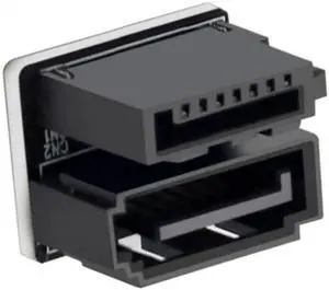 SA-019 Single SATA 7Pin Female to 7Pin Male 360 Degree Angled Adapter for Desktops SSD HDD Mainboard Motherboard SA-019 Single SATA 7Pin Female to 7Pin Male 360 Degree Angled Adapter for Desktops SSD HDD Mainboard Motherboard