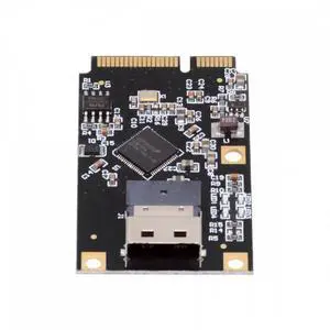 Mini PCI-E PCI Express to Slimline SFF-8654 SATA 3.0 Four Ports Adapter Converter 6Gbps Disk Extension Card for SSD Mini PCI-E PCI Express to Slimline SFF-8654 SATA 3.0 Four Ports Adapter Converter 6Gbps Disk Extension Card for SSD