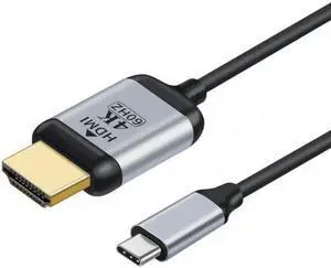 UC-018-HDF USB 3.1 Type C USB-C Source to HDMI HDTV Displays Male 4K Monitor Cable for Laptop 1.8m UC-018-HDF USB 3.1 Type C USB-C Source to HDMI HDTV Displays Male 4K Monitor Cable for Laptop 1.8m