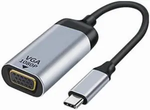 UC-006-VGA USB-C Type C to VGA Cable Monitor Adapter 1080p 60hz for TabletPhoneLaptop