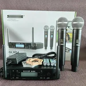 GLXD4-one-to-two SM58 stage singing Beta58A FM U-band microphone GLXD4-one-to-two SM58 stage singing Beta58A FM U-band microphone