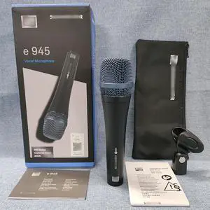 e945 wired microphone.trsanandneddvnamic microphone suitableforKTVlive streaming, singingand stageperformances.