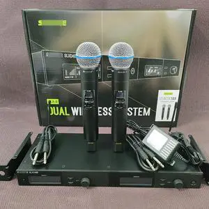 SLXD24D dual-microphone with wireless function SM58 stage performance Beta58A handheld microphone