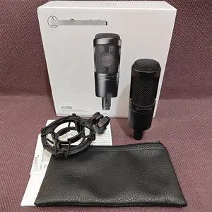 AT2035 capacitor microphone, live microphone forcomputer, singingwith large diaphragm sound card,foreign trade microphone