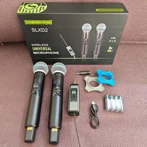 SLXD2 - one-to-two extension for outdoor churches, Kvs, and home sining. BETA58A handheld microphone