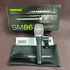 SM86 wired microphone for karaoke, outdoor stage performance, singing, professional dynamic handheld microphone