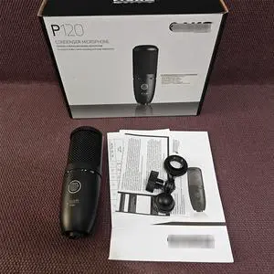 P120 capacitormicrophone forecordingstudio hosts,live streaming, audiobook dedicated large diaphragm sound cardmicrophone P120 capacitormicrophone forecordingstudio hosts,live streaming, audiobook dedicated large diaphragm sound cardmicrophone
