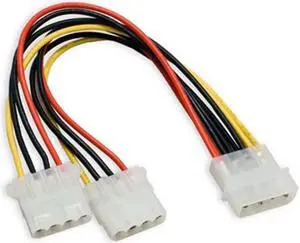 IDE 4p to dual IDE Y Splitter 10cm hard disk Power supply Extension Cable SA-057