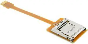 EP-076 Micro SD TF Memory Card Kit Male to SD Female Extension Soft Flat FPC Cable Extender 10cm EP-076 Micro SD TF Memory Card Kit Male to SD Female Extension Soft Flat FPC Cable Extender 10cm