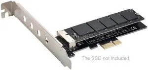 PCI Express PCI-E 1X to 12+16Pin 2013-2017 Mac Pro Air SSD Convert Card for A1493 A1502 A1465 A1466