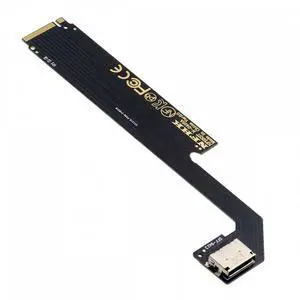 PCI-E 4.0 M.2 M-key to Oculink SFF-8612 SFF-8611 Host Adapter for 2024 ThinkBook 16+ AMD8845 External Graphics Card & SSD