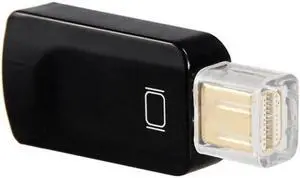 DP-041 Thundebolt Mini DisplayPort DP Male to HDMI Female Audio video Adapter for Macbook Black Color