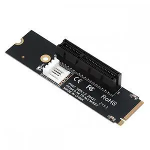 M.2 NGFF NVMe M-Key Extender to PCI-E X1 X4 X8 X16 Graphics Card Riser Adapter PCI-Express for M2 2260 2280