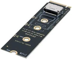 2280 PCI-E4.0 M.2 M-key to Oculink SFF-8612 SFF-8611 Vertical Host Adapter for NVME U.2 SSD eGPU