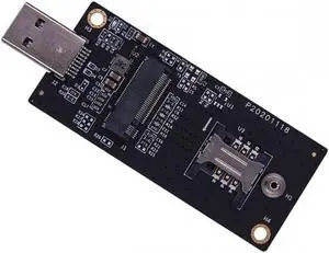 NGFF M.2 Key-B WWAN to USB 3.0 Adapter Riser Card w SIM Slot For 3G/4G/5G LTE Wireless Module Modem Card NGFF M.2 Key-B WWAN to USB 3.0 Adapter Riser Card w SIM Slot For 3G/4G/5G LTE Wireless Module Modem Card