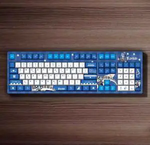 Anime 2D personalized customization Dly hot-pulled shaft PBT thermal transfer keycaps gamingmechanical keyboard Anime 2D personalized customization Dly hot-pulled shaft PBT thermal transfer keycaps gamingmechanical keyboard