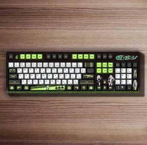 Anime 2D personalized customization Dly hot-pulled shaft PBT thermal transfer keycaps gamingmechanical keyboard Lion White Peony White Base Mechanical Keyboard Anime 2D personalized customization Dly hot-pulled shaft PBT thermal transfer keycaps gamingmechanical keyboard Lion White Peony White Base Mechanical Keyboard