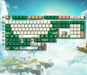The secondary dimension anime version of"The Tears ofthe Kingdom ofZelda" - high-definitionmechanical-themed keyboard accessories with fan-made keycaps The secondary dimension anime version of"The Tears ofthe Kingdom ofZelda" - high-definitionmechanical-themed keyboard accessories with fan-made keycaps