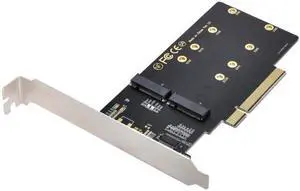 SA-012 Dual 2X NVME M.2 AHCI to PCIE Express 3.0 Gen3 X8 X16 Raid Card VROC Raid0 Hyper Adapter SA-012 Dual 2X NVME M.2 AHCI to PCIE Express 3.0 Gen3 X8 X16 Raid Card VROC Raid0 Hyper Adapter