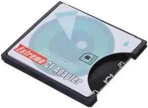 Camera SD SDHC SDXC to High-Speed Extreme Compact Flash CF Type I Memory Card Adapter