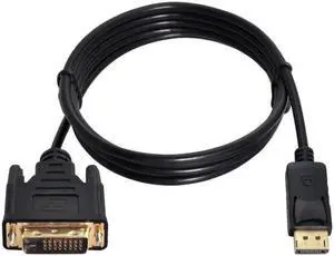 DisplayPort DP Male Source to DVI Male Single Link Video Cable 6ft 1.8m for DVI monitor DisplayPort DP Male Source to DVI Male Single Link Video Cable 6ft 1.8m for DVI monitor