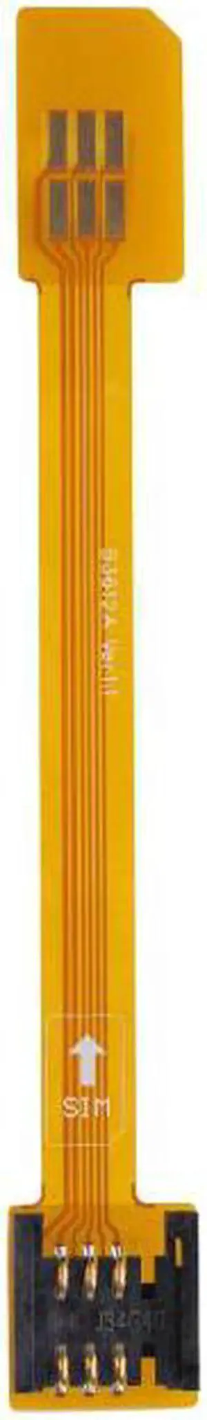Standard UIM SIM Card Kit Male to Female Extension Soft Flat FPC Cable Extender 10cm