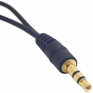 3.5mm Stereo Male to Double 3.5mm Female Audio Headphone Y Splitter Cable with Volume Control Switch